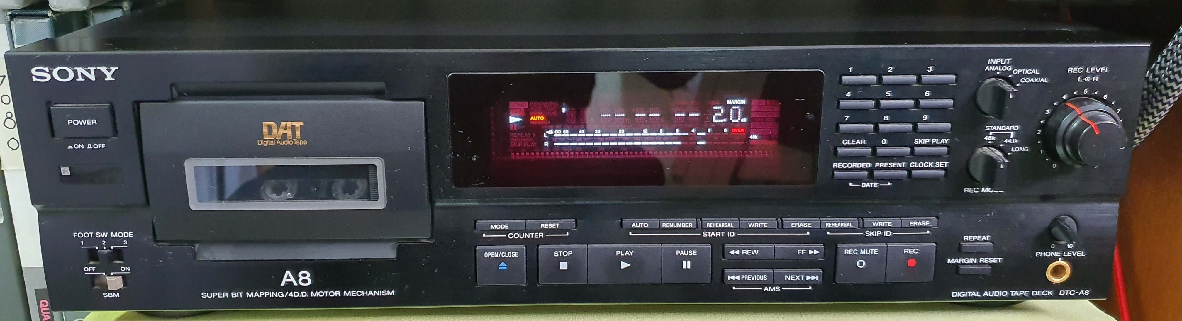 SONY ソニー DEGITAL AUDIO TAPE DECK DAT デッキ 【待望☆】 - www