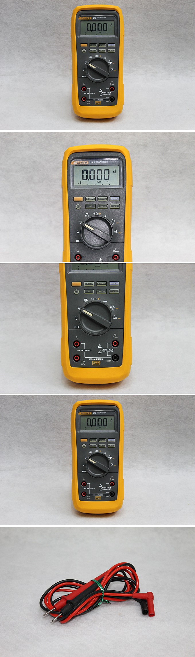 소리전자 - Fluke 27 Ii True Rms Digital Multimeter 플루크 산업용 멀티미터