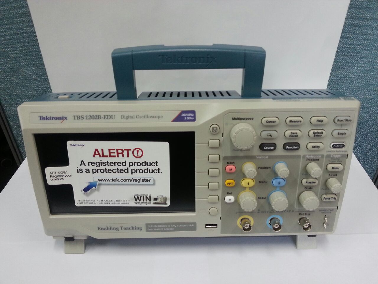 소리전자 Tektronix Oscilloscope Tbs1202b Edu 미사용품 판매